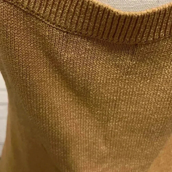 Minkpink Medium sweater tank mustard size small - Picture 4 of 6